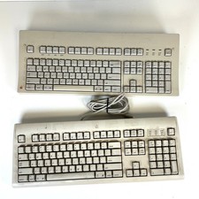 Pair (2) Apple Design & Extended Macintosh Desktop Keyboards Models M2980 M0115 picture