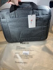 Voova Gray Laptop Bag Case 15.6 Inch Computer Sleeve Messenger Bag New picture