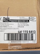 New  Kodak Photo Print Kit 8800/8810L (8X12) 250 PRINTS OPEN BOX 115-6413 picture