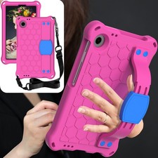 For Samsung Galaxy Tab A11 / A11+ 2025 Hand Grip Kickstand Case w Shoulder Strap picture