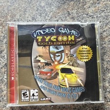 Scholastic Video Game Tycoon Gold Edition PC CD-ROM Software Training Windows picture