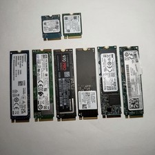 Lot of 8 Mixed M.2 SSDs 512GB Samsung 970 Pro Intel Kingston SK Hynix NVMe picture