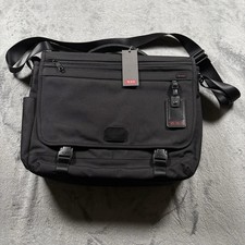 Brand new Tumi black Alpha FXT Expandable Messenger Briefcase Bag 22207DE picture