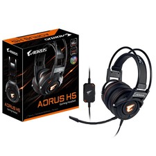 Gigabyte AORUS H5 Gaming Stereo Headset RGB Fusion USB 3.5mm Jack Microphone USB picture