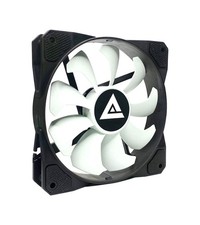 APEVIA 12S-WB 120mm 4pin Molex & 3pin Motherboard Silent Black/White Case Fan picture