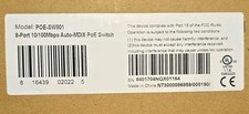 LTS POE-SW801 8-Port PoE Fast Ethernet 10/100 Switch Auto-MDIX picture