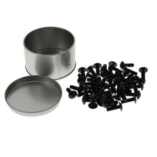 10 Pack of 10-32 Rack Screws, Black 50-Pack picture