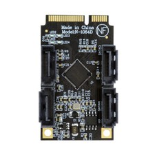 CABLECY Mini PCI-E PCI Express to SATA 3.0 Four Ports Adapter Converter Card picture