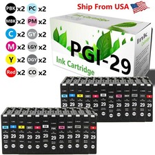 (24 Pack, 2 sets) PGI-29 PGI29 Ink Cartridge for PIXMA pro-1 Laser Printer picture