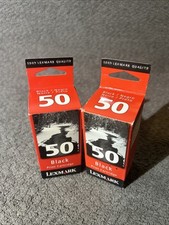 Lexmark 50 Black Print Cartridge/ Genuine/ For P And Z Series  Qty Of 2 Boxes picture