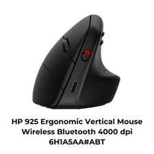 HP 925 Ergonomic Vertical Mouse Wireless Bluetooth 4000 dpi 6H1A5AA#ABT picture