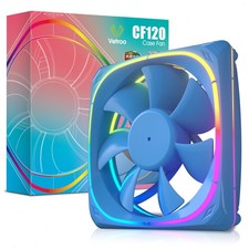 120mm Blue ARGB PC Case Fan 5V 3-Pin Addressable RGB Quiet Cooling Gaming ARGB picture