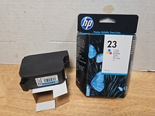 C1823D HP 23 Tri-Color Original Ink Cartridge's (2) lot picture