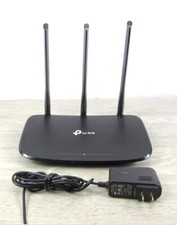 TP-Link TL-WR940N 450 Mbps Wireless WiFi Router Black Tested & Ready picture