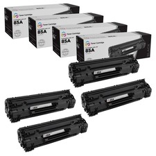 LD Comp Replacements HP 85A CE285A 4pk Blk M1132 M1212 M1217 P1102 P1102 picture