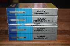 Commodore EASY FINANCE Set I-V 1-5 64 C64 Boxed Software CIB Tested Works 100% picture