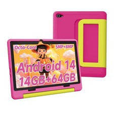 Urao Kids Tablet 10.1 inch Android 14 Tablets for kids 3-12 64GB with Shockproof picture