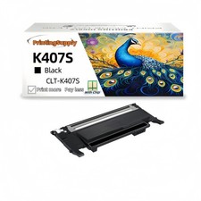 CLT-K407S Black Toner Cartridge For Samsung CLP320 CLP325 CLX3180 CLX3185 CLP326 picture