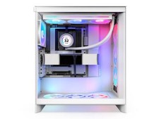 NZXT H7 Flow RGB (2024) Mid-Tower Case - All White-CM-H72FW-R1 picture