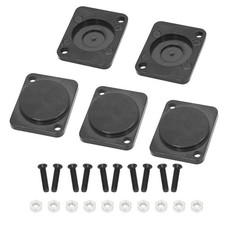 5Pcs D Type Panel Mount Blank Plate, Metal Blank Board with Screws Fixed | D ... picture