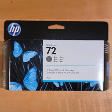 HP DesignJet 72 Genuine/Original Gray Inkjet Ink Cartridge 130ml C9374A picture