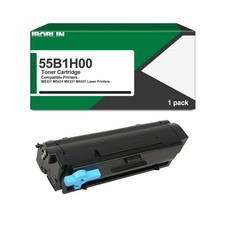55B1H00 Toner Cartridge High Yield Replacement for Lexmark 55B1H00 Black High... picture