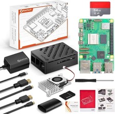 Rastech Raspberry Pi 5 16GB Kit 64GB Edition with Active Cooler Gan 27W 5.1V5A picture