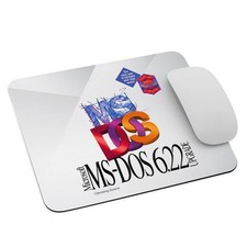 Retro MS-DOS 6.22 Mouse Pad Vintage Tech 90s PC Gamer Geek 9.5