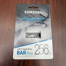 Samsung BAR Plus 256GB USB-A 3.1 Flash Drive MUF-256BE4/AM - Titan Gray picture