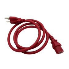 4 Ft Red Power Cable for SONY PLAYSTATION 4 PS4 PRO VIDEO GAME CONSOLE picture