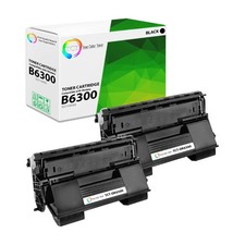 TCT 2PK OKI 52114502 Black Toner Cartridge set For Okidata B6300 Printer series picture