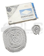 NEW DIAMOND XAP-1189-D-010 ROLLER CHAIN 25SS RIV 2 PIECES 8' & 1' TOTAL OF 9' picture