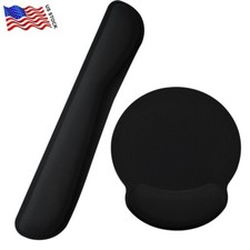 Mouse Pad Memory Foam Mouse Wrist Rest Support Pad + Keyboard Wrist Rest Pad Set picture