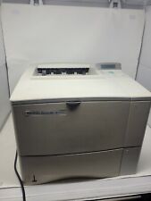 HP LaserJet 4100N Workgroup Laser Printer *AS IS* *FOR PARTS* *WORKING* read des picture