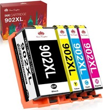 4x 902 XL High Yield Ink Cartridge for HP Officejet Pro 6960 6968 6970 6975 6978 picture
