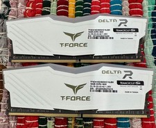 TEAMGROUP T-FORCE DELTA RGB 32GB 16GBx2 DDR4 3600MHz RAM TF4D416G3600HC18JBK picture