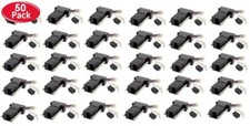 50 Pcs DB9 Female D-Sub to RJ45 Modular 8P8C Converter Adapter Connector Black picture