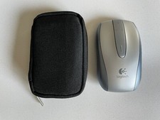 Logitech V500 Nano Wireless Laser Notebook Mouse with Receiver RARE Tested Works picture