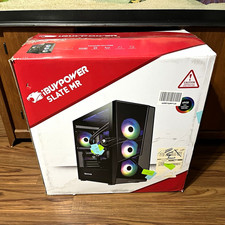 iBUYPOWER Slate MR Gaming Desktop Tower PC, Black, RGB Lighting picture