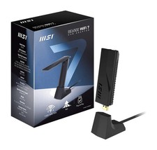 MSI Tri-Band USB WiFi Adapter GUBE65 BE6500 WIFI-7 picture
