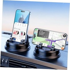  Dash Cell Phone Car Mount, Multifunctional Car Dashboard Mobile Phone Black picture