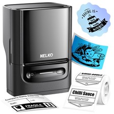 Nelko Label Maker Machine with Tape, PM220 Bluethooth Label Printer, 2 Inch Port picture