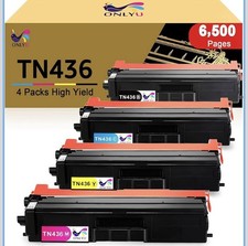 ONLYU Compatible Toner Cartridge L, tn436 1Black,1Cyan,1Magenta,1Yellow  picture