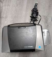 Fargo DTC1250E Energy Star Dual Side ID Printer + Cable NO Ribbon Turns on Read picture