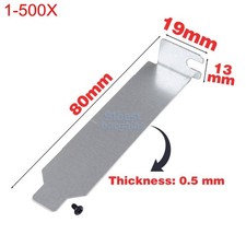 Metal Steel Low Profile Expansion Slot Blank Cover Plate Lot picture