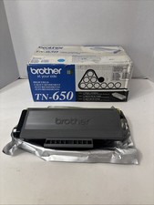 NEW Genuine Brother TN650  TN-650 TN 650 Black Toner Cartridge See Pics picture