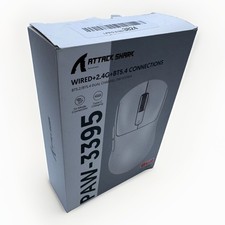 ATTACK SHARK X3 Triple-Mode Lightweight Wireless Gaming Mouse – Black picture