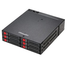 6-Bay 4-Bay 2.5inch SATA SSD HDD Hot Swap Mobile Rack/Enclosure Hard Disk Encl T picture