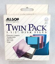 Twin Pack 3 1/2” Disk Files Protective, Compact, Transportable Cases picture