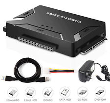 USB 3.0 to SATA/IDE Adapter External Hard Drive Converter 2.5/3.5in HDD SSD DVD picture